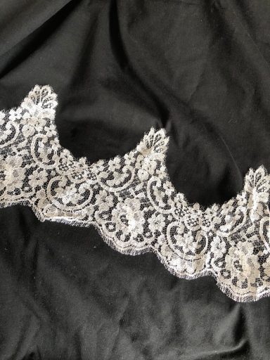 Soft French lace