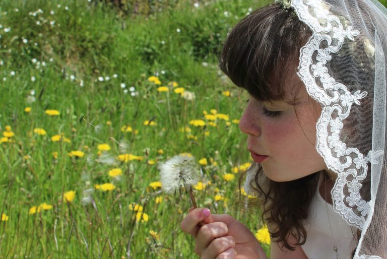 First communion mantilla veil